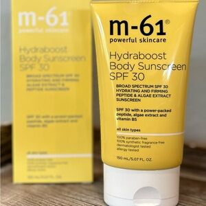 M-61 Hydraboost Body Sunscreen, SPF 30, 5.07 Fl Oz, exp April 2027, BNIB